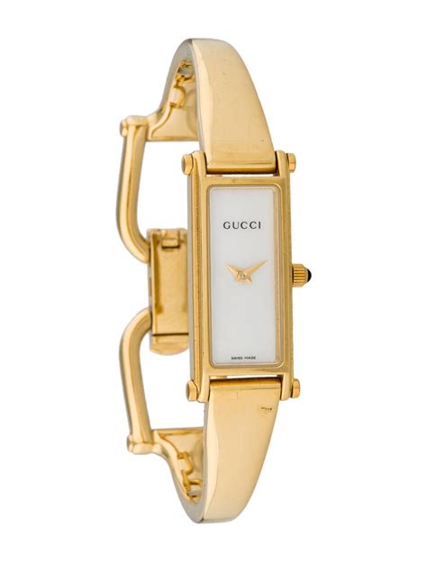 gucci 1500l watch sizes|Gucci ladies bangle watch.